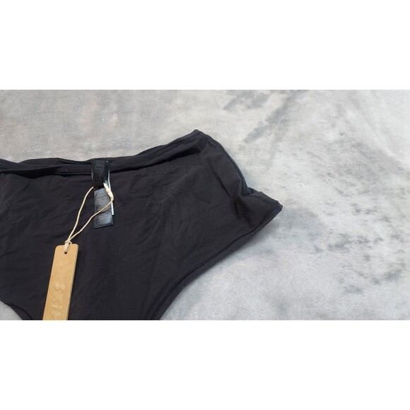 Skims Medium Onyx Black Fits Everybody High-Waisted Thong PN-THG-9341 NWT - Picture 3 of 5